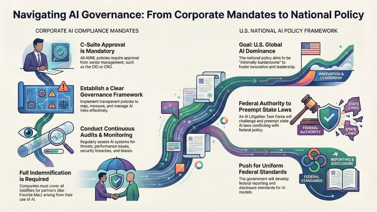 Header image for "Freddie Mac Bulletin and Executive Order Implications on Mortgage AI"