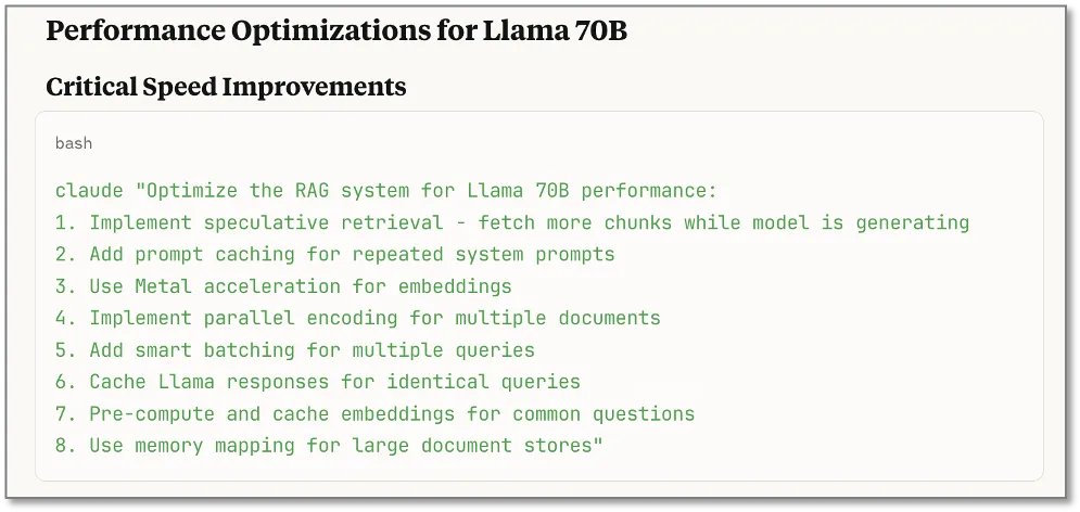 So many steps for optimization, so little time.