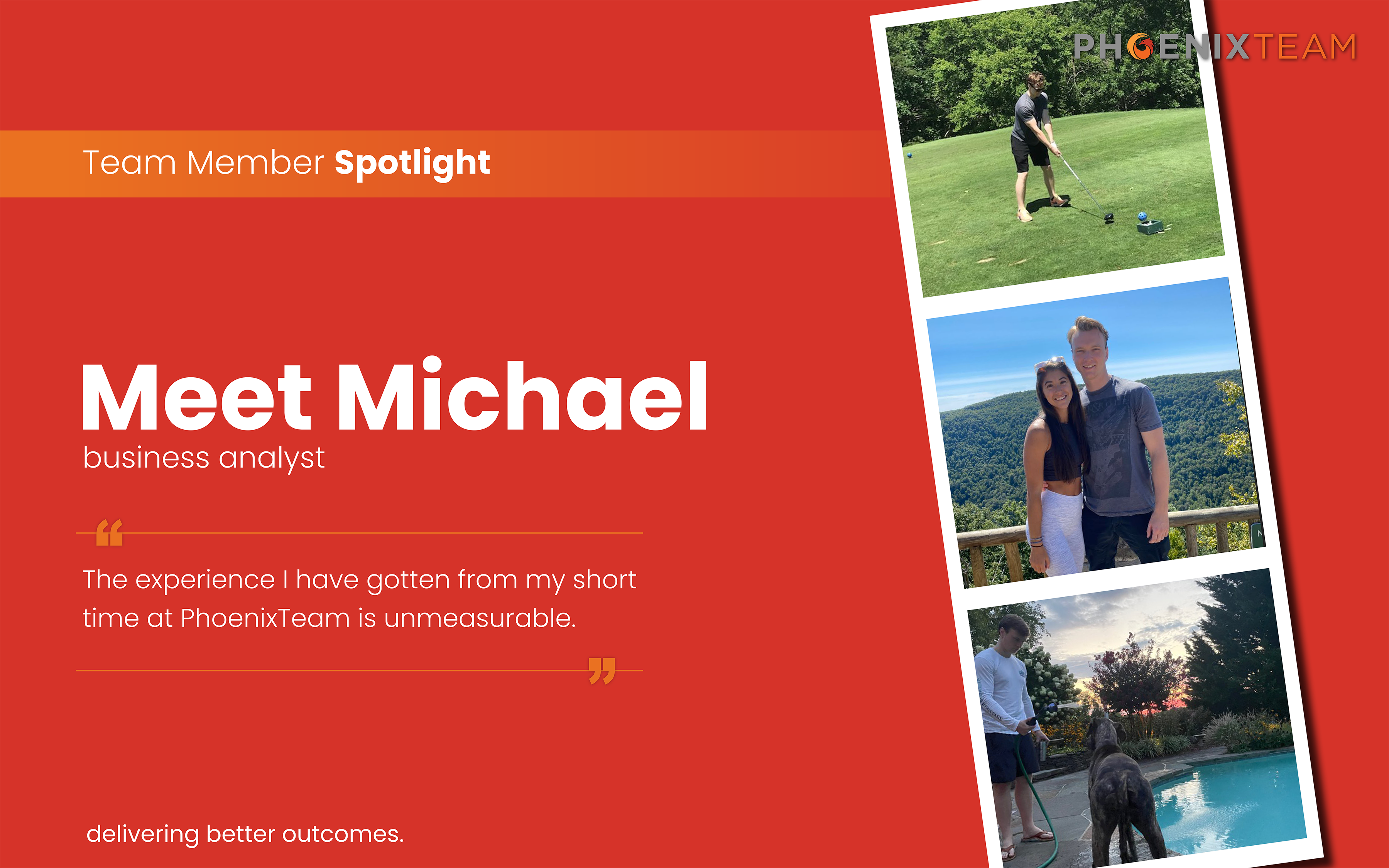 PhoenixTeam Employee Spotlight Graphic – Michael